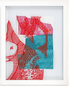 Kathrin Heyer Beckum Warendorf Kunst Kunstverein Collage Druckgraphik Installation Malerei Illustration Rhizom