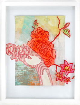 Kathrin Heyer Beckum Warendorf Kunst Kunstverein Collage Druckgraphik Installation Malerei Illustration Rhizom