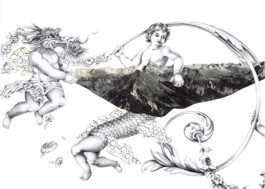 Kathrin Heyer Beckum Warendorf Kunst Kunstverein Collage Druckgraphik Installation Malerei Illustration Rhizom