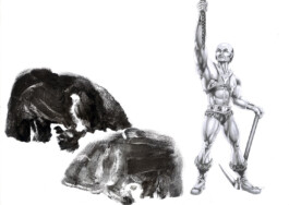 Kathrin Heyer Beckum Warendorf Kunst Kunstverein Collage Druckgraphik Installation Malerei Illustration Rhizom