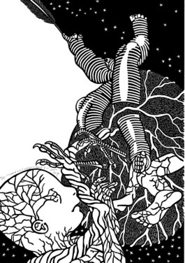 Kathrin Heyer Beckum Warendorf Kunst Kunstverein Collage Druckgraphik Installation Malerei Illustration Rhizom