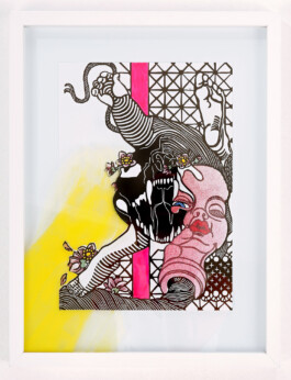 Kathrin Heyer Beckum Warendorf Kunst Kunstverein Collage Druckgraphik Installation Malerei Illustration Rhizom