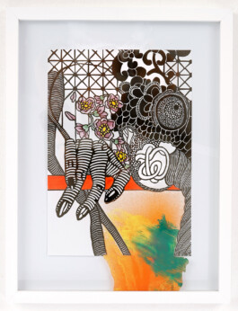 Kathrin Heyer Beckum Warendorf Kunst Kunstverein Collage Druckgraphik Installation Malerei Illustration Rhizom