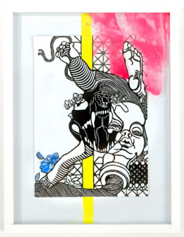 Kathrin Heyer Beckum Warendorf Kunst Kunstverein Collage Druckgraphik Installation Malerei Illustration Rhizom