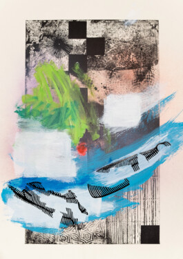 Kathrin Heyer Beckum Warendorf Kunst Kunstverein Collage Druckgraphik Installation Malerei Illustration Rhizom