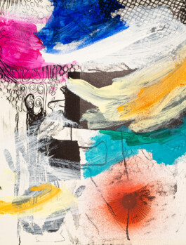 Kathrin Heyer Beckum Warendorf Kunst Kunstverein Collage Druckgraphik Installation Malerei Illustration Rhizom