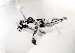 Kathrin Heyer Beckum Warendorf Kunst Kunstverein Collage Druckgraphik Installation Malerei Illustration Rhizom